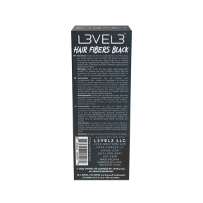 L3VEL3 Hair Fibers Black