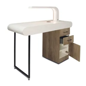 REM Monaco Nail Table with Light - 1 Position