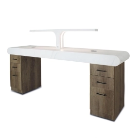 REM Monaco Nail Table with Light - 2 Positions