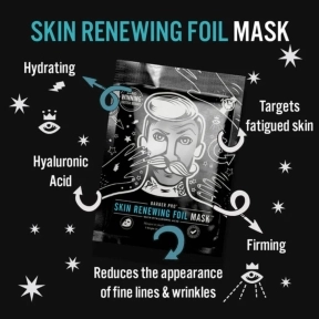 Barber Pro Skin Renewing Foil Mask With Hyaluronic Acid & Q10 30ml