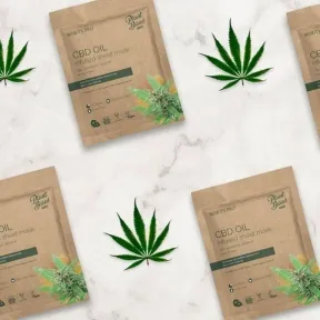 BeautyPro CBD Oil Infused Sheet Mask 22ml