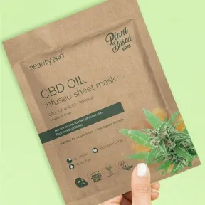 BeautyPro CBD Oil Infused Sheet Mask 22ml