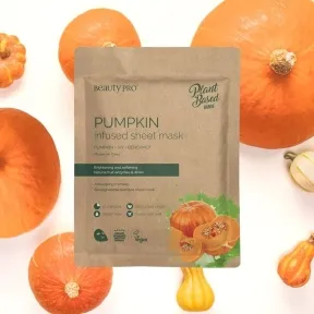 BeautyPro Pumpkin Infused Sheet Face Mask 22ml