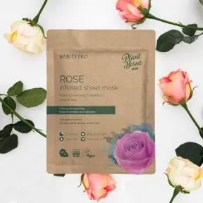 BeautyPro Rose Infused Sheet Mask 22ml