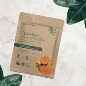 BeautyPro Tumeric Infused Sheet Face Mask 22ml