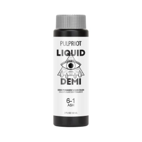 Pulp Riot Liquid Demi-Permanent Colour Ash 6.1 60ml