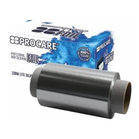 Procare Lite Silver Hair Foil Roll 100mm x 100m