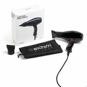 Elchim 3900 Light Ionic Hairdryer - Black