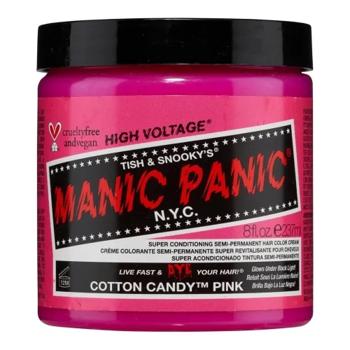 Manic Panic Classic High Voltage Semi Permanent Hair Colour Cotton Candy 236ml
