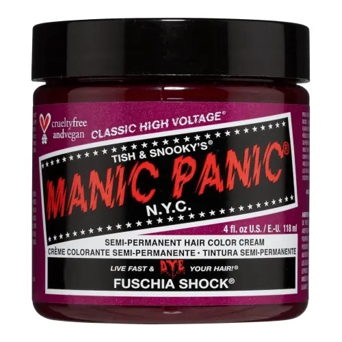 Manic Panic Classic High Voltage Semi Permanent Hair Colour Fuschia Shock 236ml