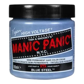 Manic Panic Classic High Voltage Semi Permanent Hair Colour Blue Steel 118ml