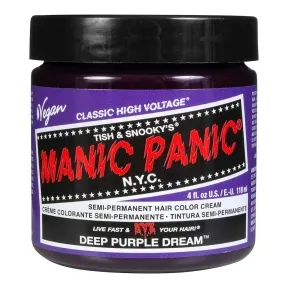 Manic Panic Classic High Voltage Semi Permanent Hair Colour Deep Purple Dream 118ml