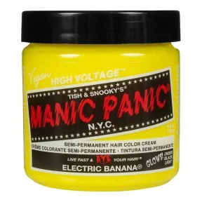 Manic Panic Classic High Voltage Semi Permanent Hair Colour Electric Banana 118ml