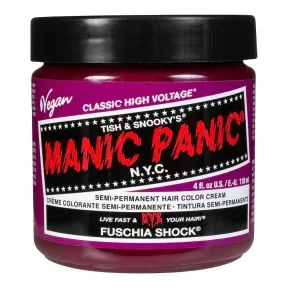 Manic Panic Classic High Voltage Semi Permanent Hair Colour Fuschia Shock 118ml