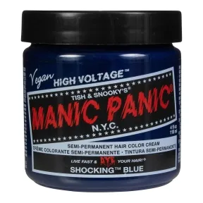 Manic Panic Classic High Voltage Semi Permanent Hair Colour Shocking Blue 118ml