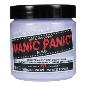 Manic Panic Classic High Voltage Semi Permanent Hair Colour Virgin Snow 118ml