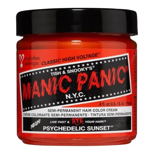 Manic Panic Classic High Voltage Semi Permanent Hair Colour Psychedelic Sunset 236ml