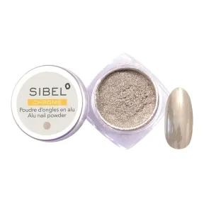 Sibel Chrome Alum Nail Powder - Metallic Finish for Nails