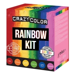 Crazy Color Semi Permanent Rainbow Hair Colour Kit