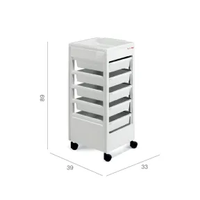 REM Studio Beauty Trolley White