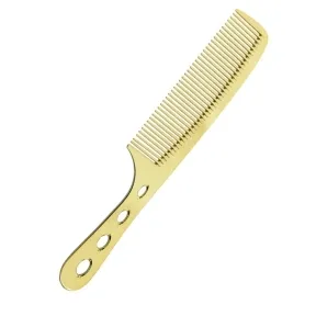 BarberBro. Metal Clipper Comb Gold