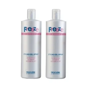 Proclere Freeze Hair Spray Gel 500ml Twin Pack