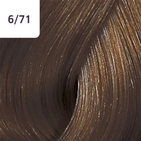 Wella Professionals Color Touch Semi Permanent Hair Colour 6/71 Dark Brunette Ash Blonde 60ml