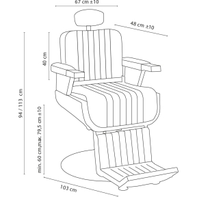 Barburys Cadillac II Barbers Chair