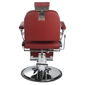 Salon Fit Empire Barber Chair Red