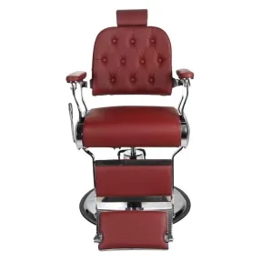 Salon Fit Empire Barber Chair Red