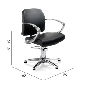 REM Evolution Salon Chair Black