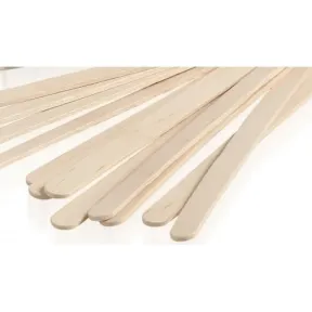 Hive Of Beauty Disposable Mini Wooden Spatulas 50 Pack