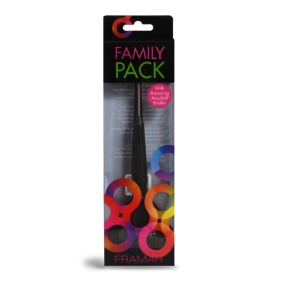 Framar Family Pack Brush Set Black - 3 Pack