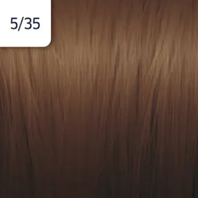 Wella Professionals Illumina Colour Tube Permanent Hair Colour 5/35 Light Gold Mahogany Brown 60ml