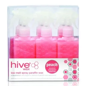 Hive Of Beauty Spray Peach Low Melt Paraffin Cartridges, 6 x 80g