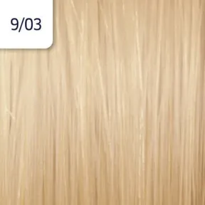 Wella Professionals Illumina Colour Tube Permanent Hair Colour 9/03 Very Light Natural Gold Blonde 60ml