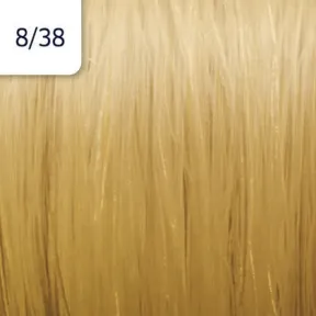Wella Professionals Illumina Colour Tube Permanent Hair Colour 8/38 Light Gold Pearl Blonde 60ml
