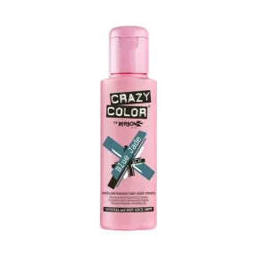 Crazy Color Semi Permanent Hair Colour Cream - Blue Jade 100ml