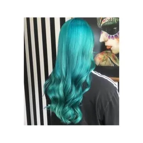 Crazy Color Semi Permanent Hair Colour Cream - Blue Jade 100ml