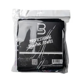 L3VEL3 Premium Shaving Towel Black