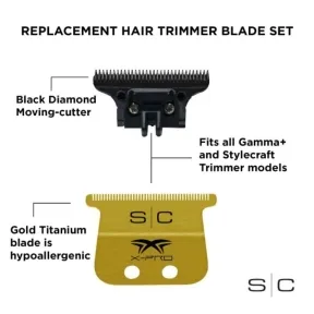 Stylecraft SC Wide Gold X-Pro Blade Set