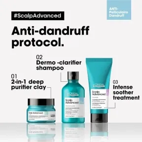 L'Oréal Professionnel Serie Expert Scalp Advanced Anti-Dandruff Dermo-Clarifier Shampoo 300ml