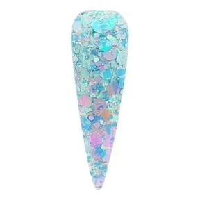 Glitterbels Pre Mixed Glitter Acrylic Powder - Blueberry Twist 28g