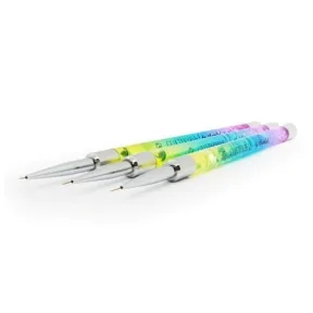 Glitterbels Rainbow Fine Detailer Brushes - 3 Brushes