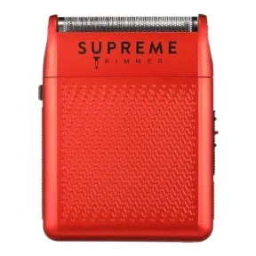 Supreme Trimmer Solo Single Foil Shaver - Red