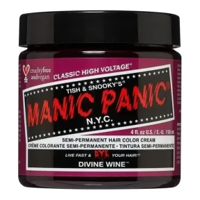 Manic Panic Classic High Voltage Semi Permanent Hair Colour Divine Wine 118ml