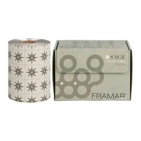 Framar Sage - Embossed Foil Roll 100m