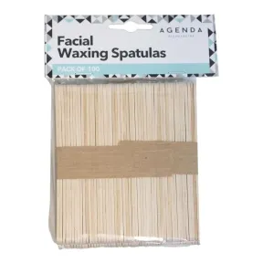 Agenda Mini Facial Waxing Spatulas 100 Pack