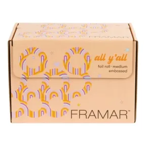 Framar All Y'All Embossed Foil Roll 100m