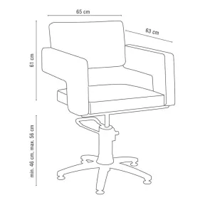 Sibel Odeon Styling Chair - Black
